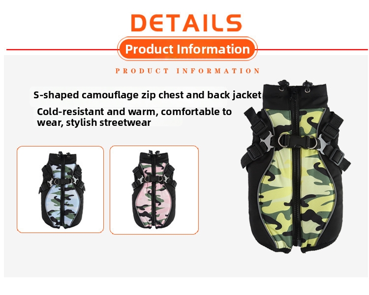 Winter Thick Warm Pet Clothing For Medium To Large Dogs ,Dog Clothes Autumn Winter Pet Wear_voghion.com