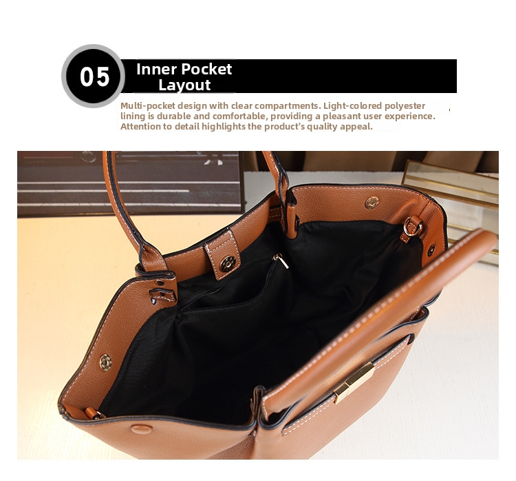 Women's Wing Tote Bag Medium Shoulder Handbag Elegant Pu Leather_voghion.com
