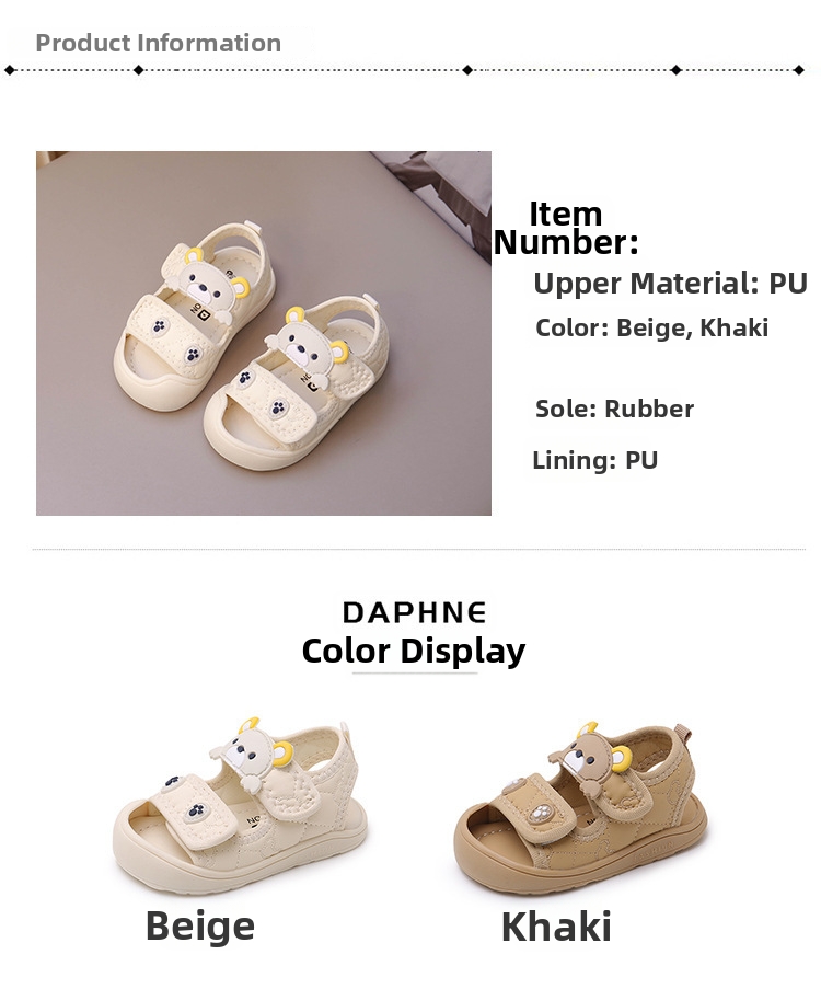 Breathable Baby Walking Sandals With Soft Sole For Beach Summer_voghion.com