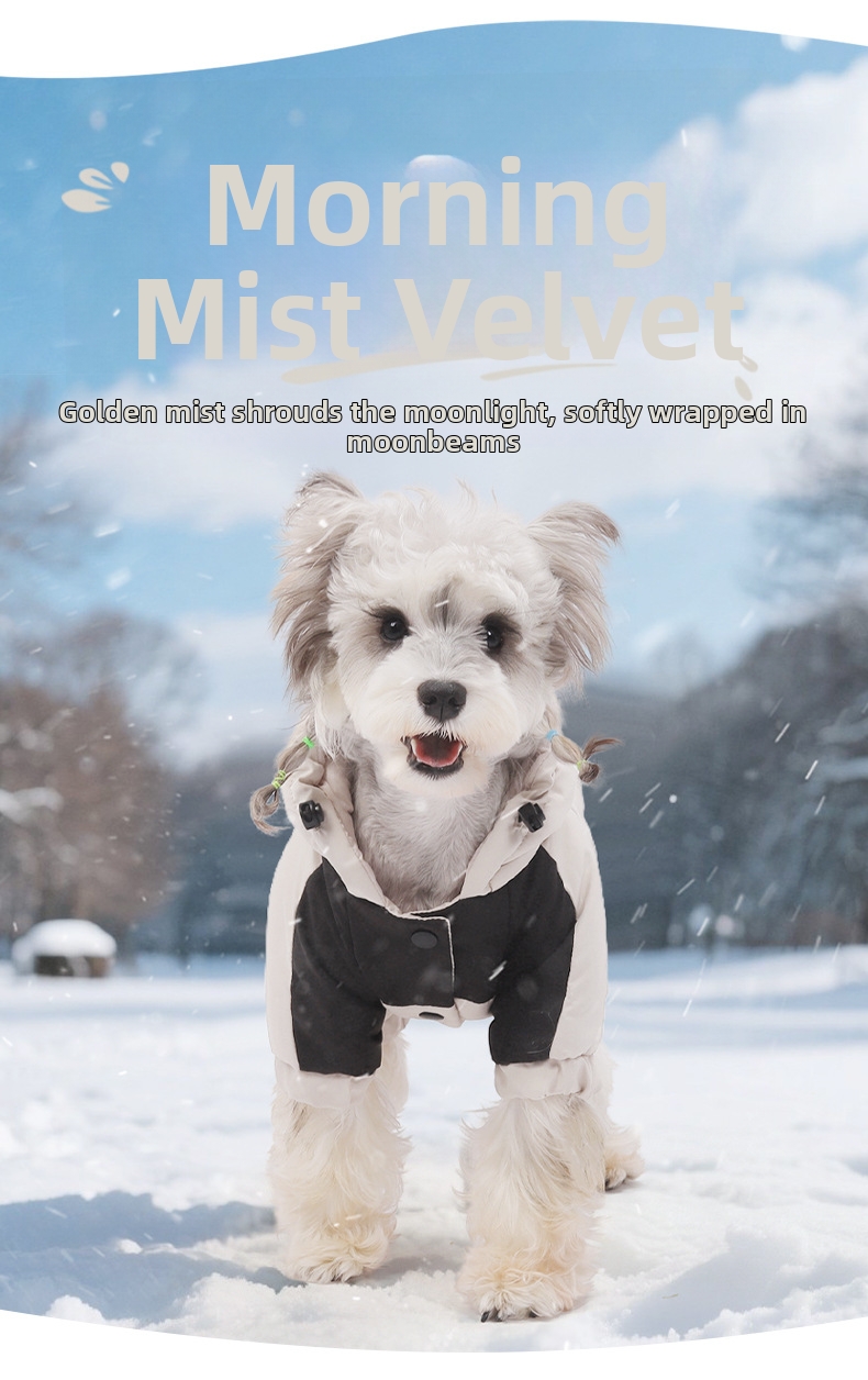 Sudadera con capucha para perro abrigo de invierno acolchado_voghion.com