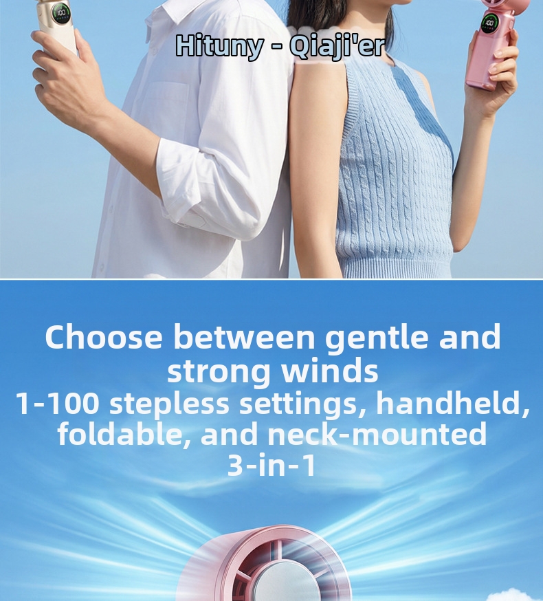 Portable Handheld Cooling Fan Usb Semiconductor Cooler White_voghion.com