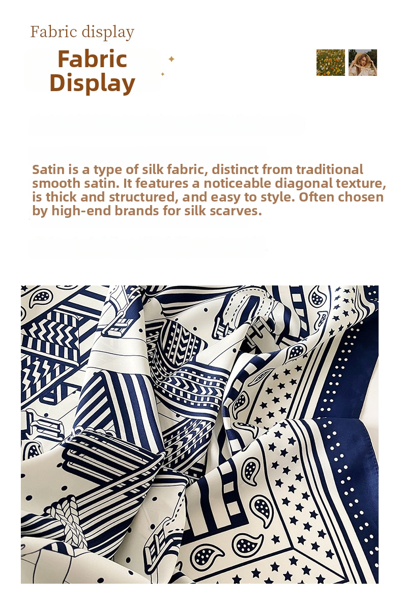 Foulard in seta stampato alla moda donna grande accessorio quadrato_voghion.com