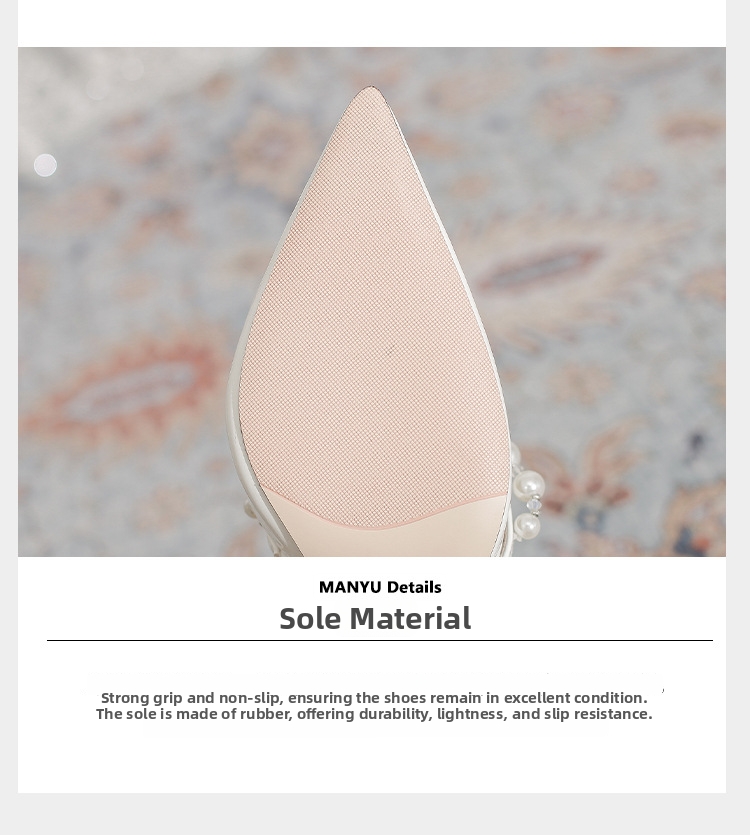 Women's Pearl Hollow Single Shoes A12 Stiletto Heel Pointed Toe Low Mouth Fashion High Heels Bridesmaid Banquet Wedding_vogvips.com