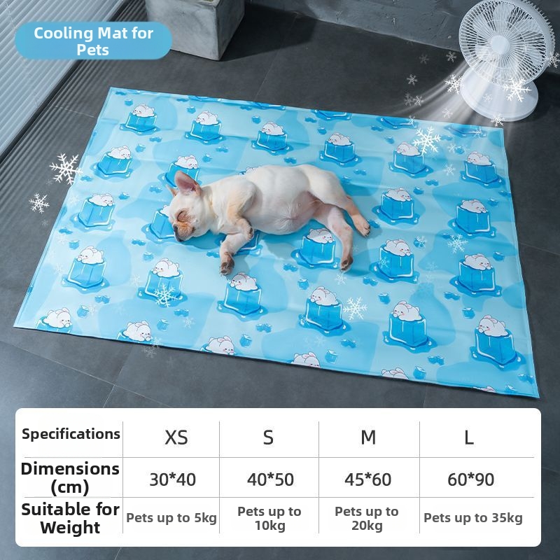 Pet Sleeping Mat For Dogs And Cats Cooling Dog Bed Cushion For Summer Indoor Outdoor Use Soft Floor Mat For Pets_voghion.com