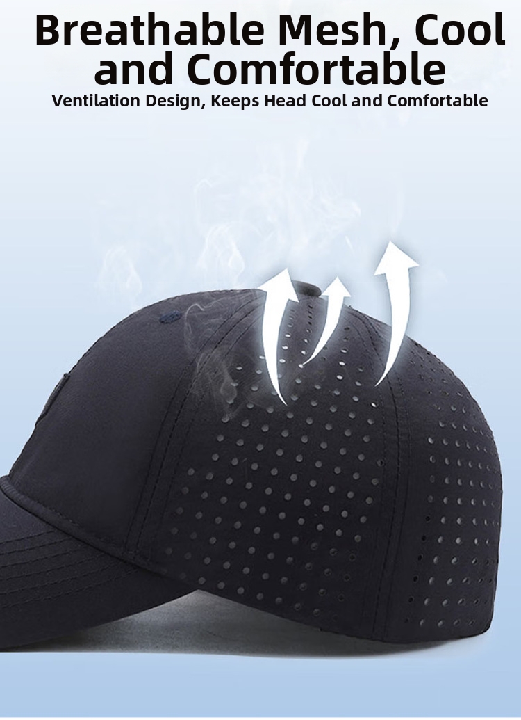 Quick Drying Breathable Mesh Baseball Cap For Women Sun Protection_voghion.com