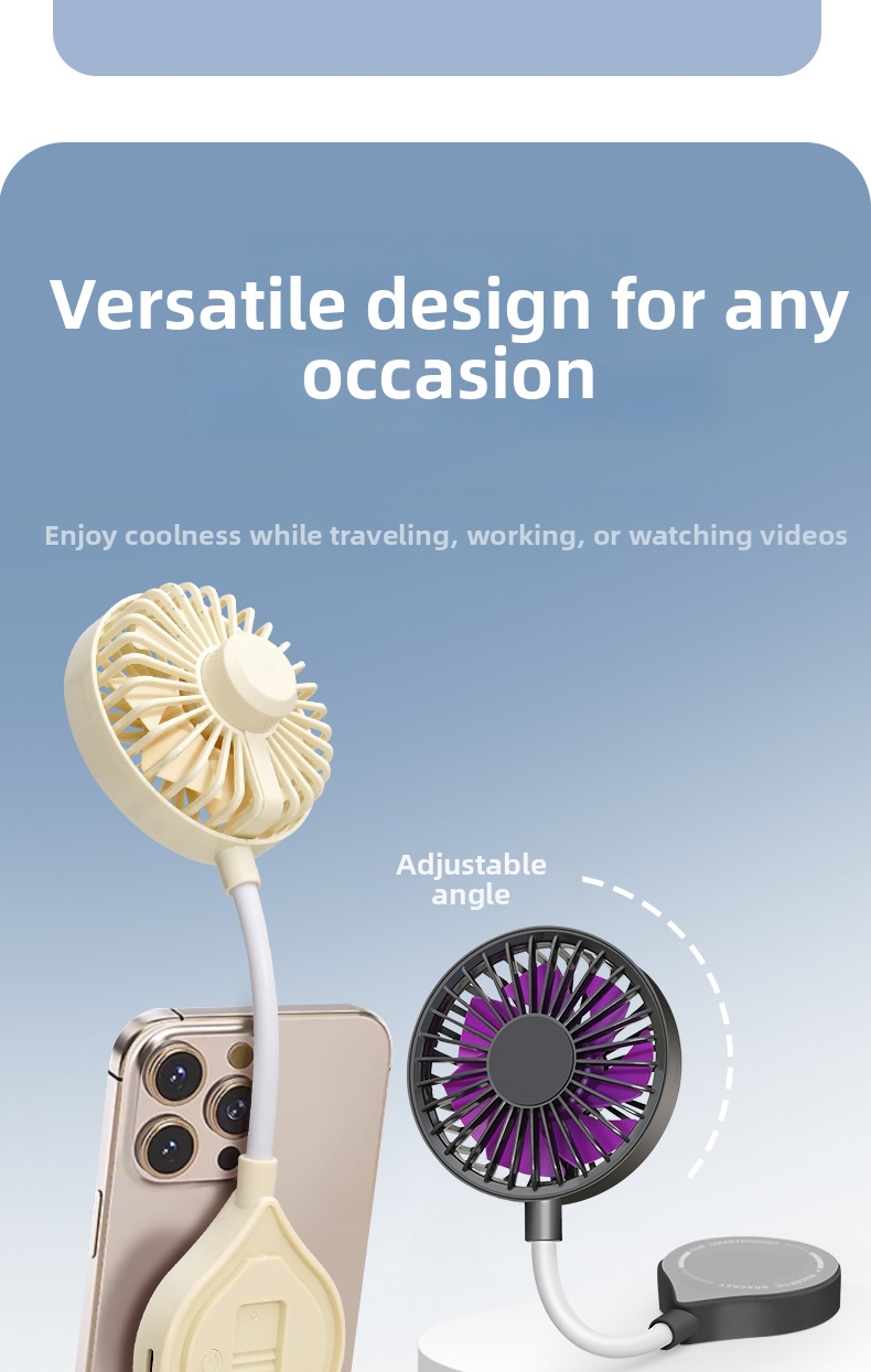 Portable Magnetic Gaming Phone Cooler With Usb Mini Desktop Fan_voghion.com