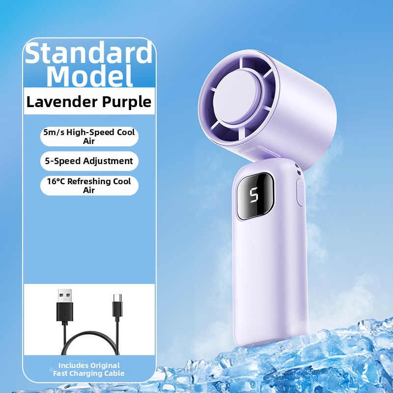 Mini-Ventilator mit Halbleiter-Eisbeschichtung, Hochgeschwindigkeits-Ventilator, tragbar, handlich, USB-aufladbar, faltbar, für den Außenbereich, für den Heimgebrauch_voghion.com
