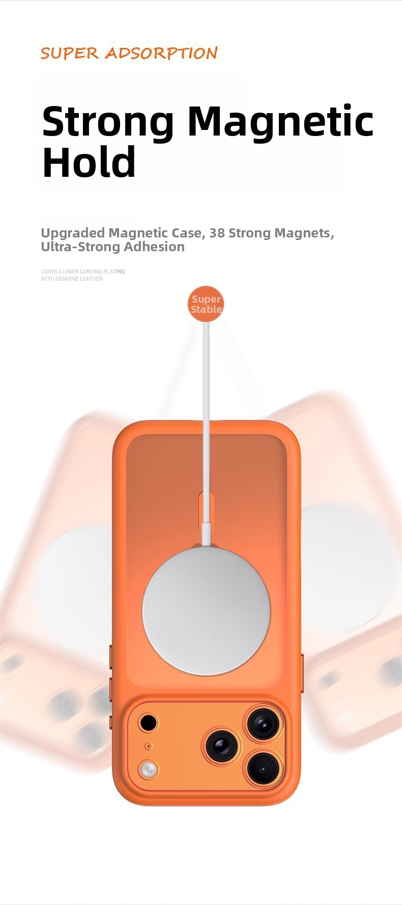 Étui magnétique transparent pour iPhone 17 Pro Max, protection intégrale de l'objectif, résistant aux chutes, accessoire pour téléphone portable_voghion.com