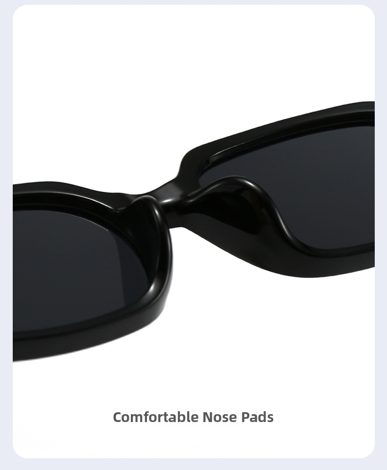 Trendy Women's Sunglasses Square Studded Retro Unique Versatile_voghion.com
