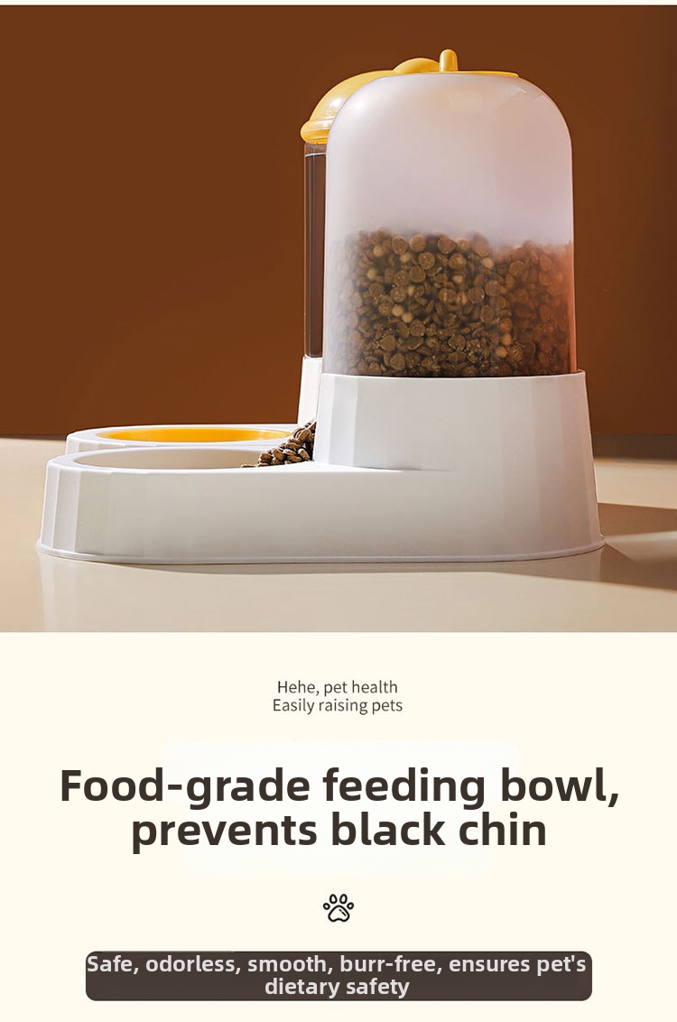 Automatic Cat Feeder And Water Dispenser Cloud Shape For Pets_voghion.com