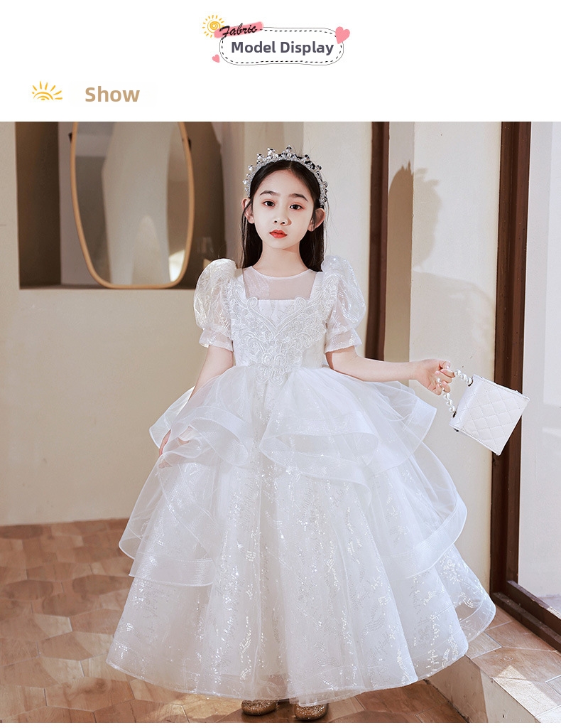 Robe de princesse pour fille élégante – robe de cérémonie chic_voghion.com