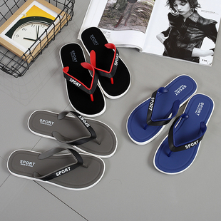 New summer slippers men's outdoor fashion casual beach men's flip flops flip-flops flip-flops home factory wholesale