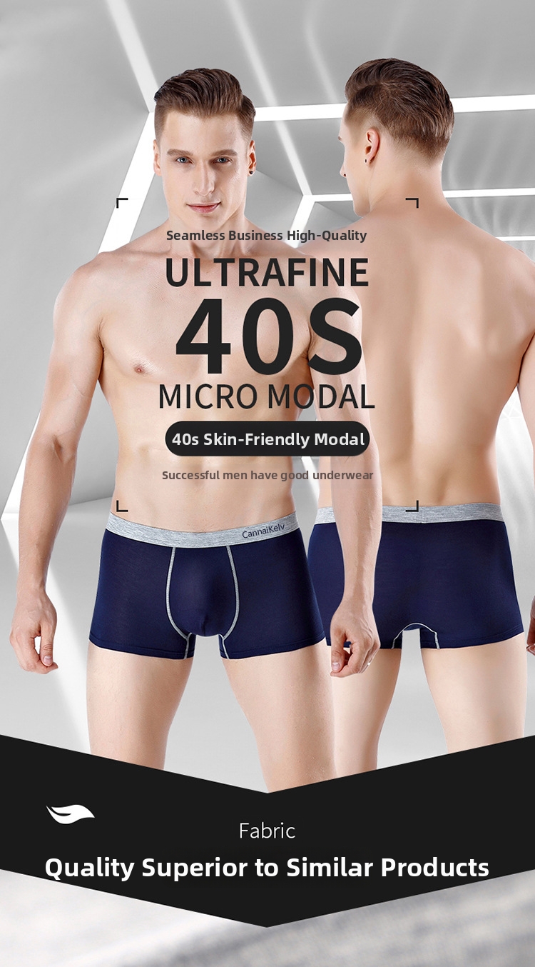 Boxer uomo in cotone modal traspirante intimo da uomo comodo_voghion.com