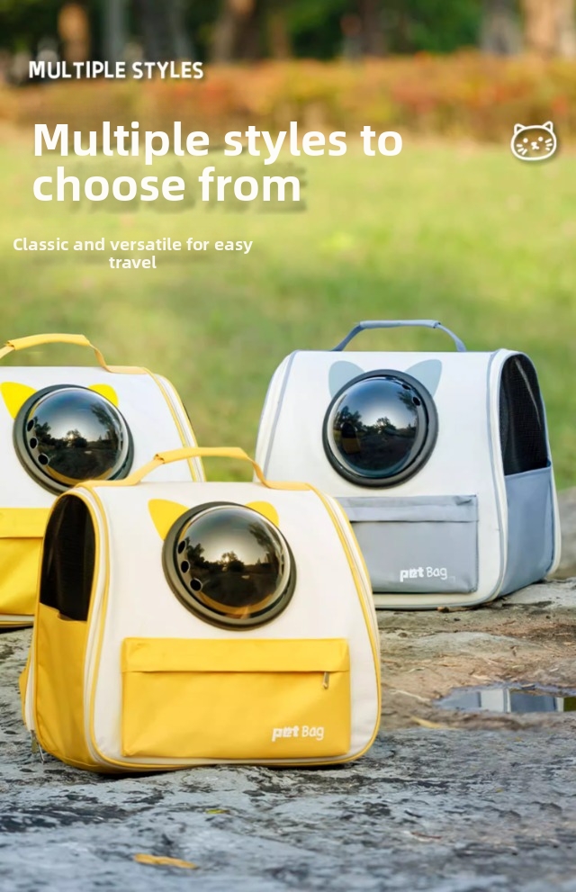 Pet Backpack Carrier Space Capsule For Cats And Dogs Portable_voghion.com