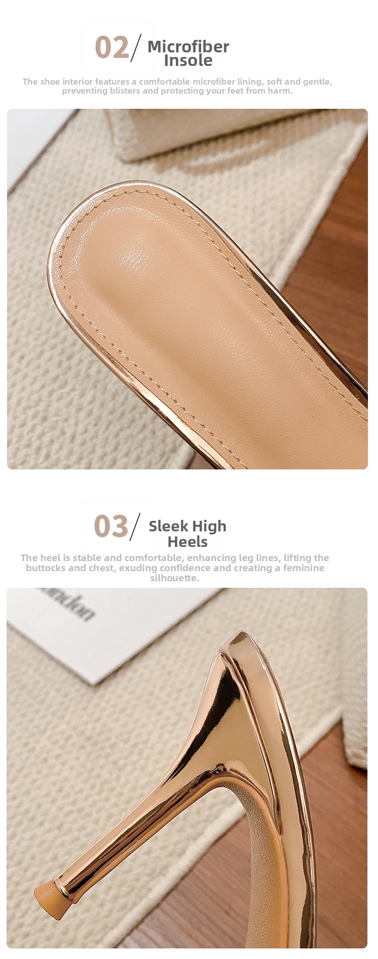 Elegant Women's Lace Stiletto Heel Sandals Pointed Toe Pumps_voghion.com
