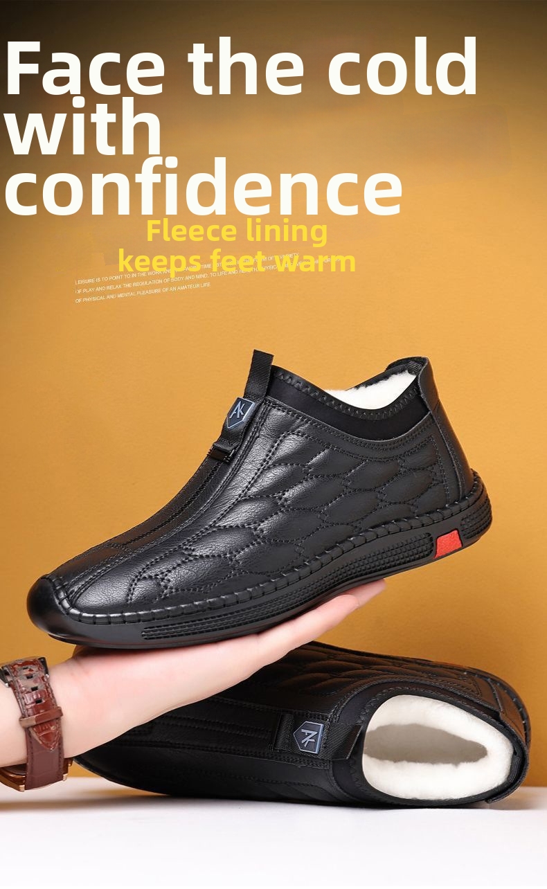 Vīriešu ādas oksforda kurpes ar siltu oderi ziemai un rudenim_voghion.com