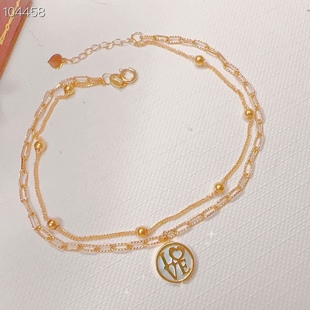 This bracelet is too simple to poke at my heart. 18k Natural White Shell will pay a lot of money for the advertisement.