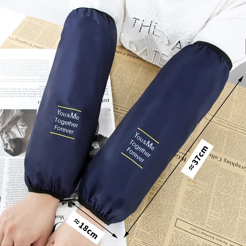 Long waterproof demi-season work sleeves for men and women