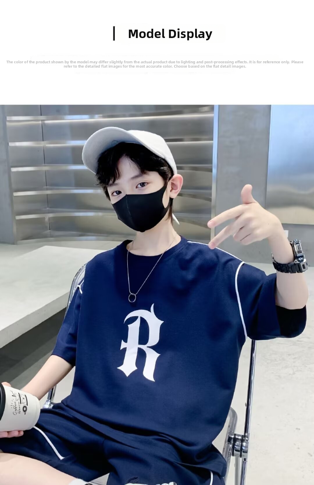 Ensemble été garçon haut manches courtes et short confortable_voghion.com