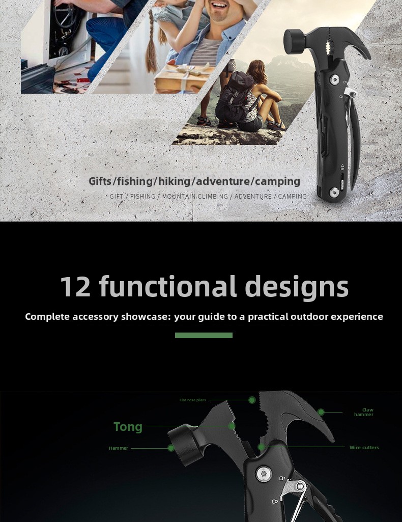 stainless steel folding multi-tool