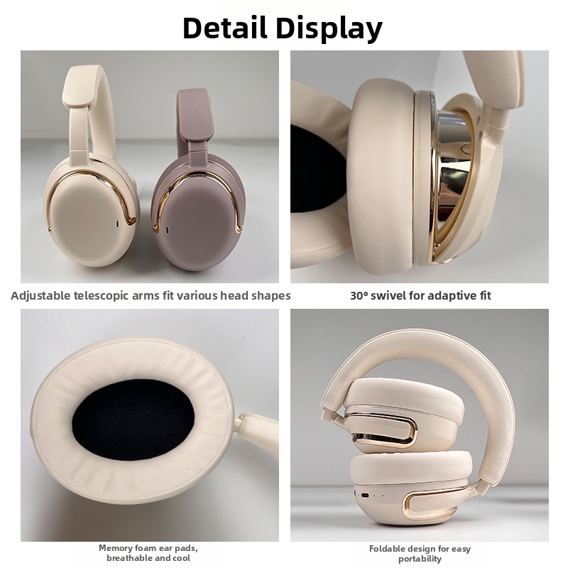 Écouteurs intra-auriculaires sans fil Bluetooth M15ANC avec réduction de bruit active, idéaux pour le sport et offrant une longue autonomie._voghion.com
