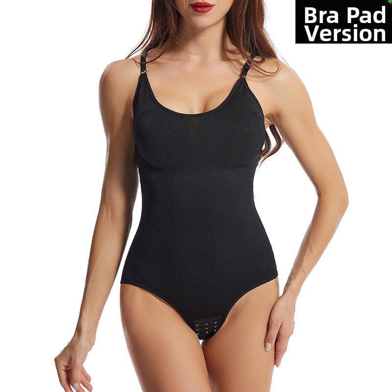 Ondergoed & Nachtkleding Dames Bodyshape Bodysuit Buikcontrole Open Kruis Heupliftend Ondergoed met Jarretels_voghion.com