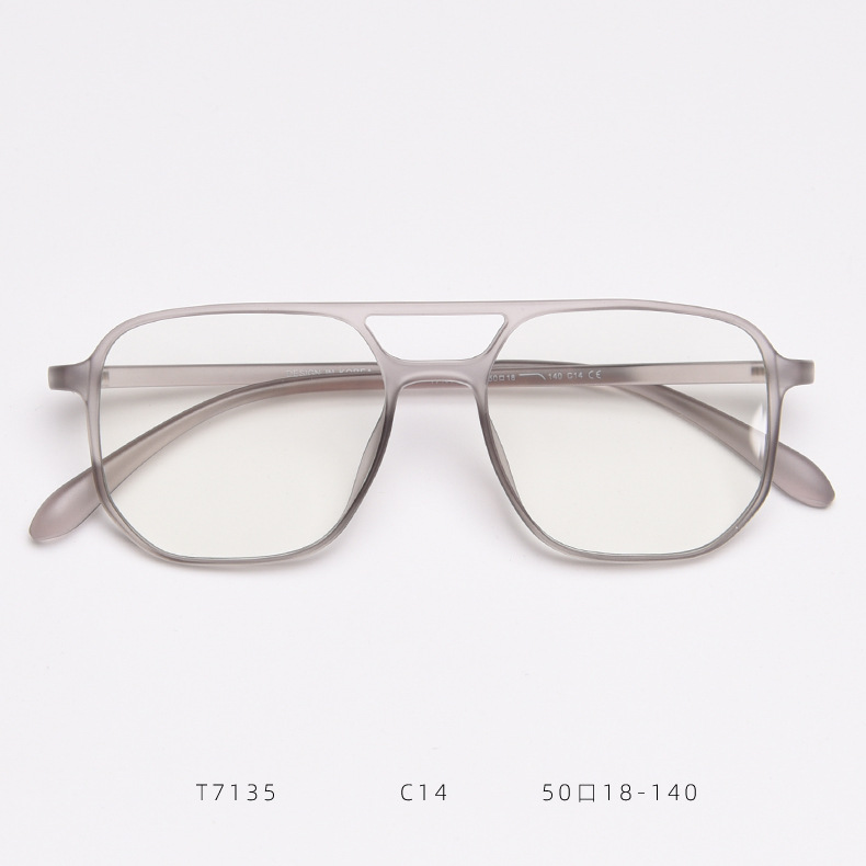 Trendy Korean Style Women's Eyewear Frames With Double Bridge_voghion.com