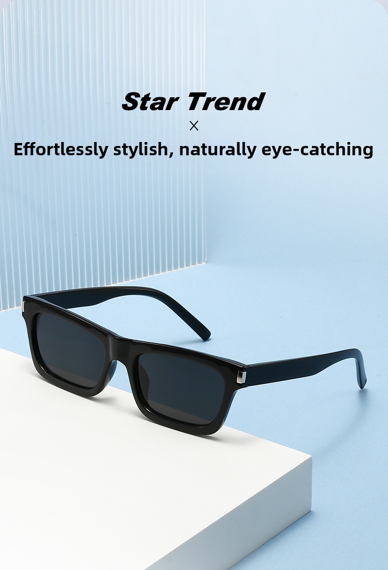 Stylish Square Frame Sunglasses Uv Protection For Women_voghion.com