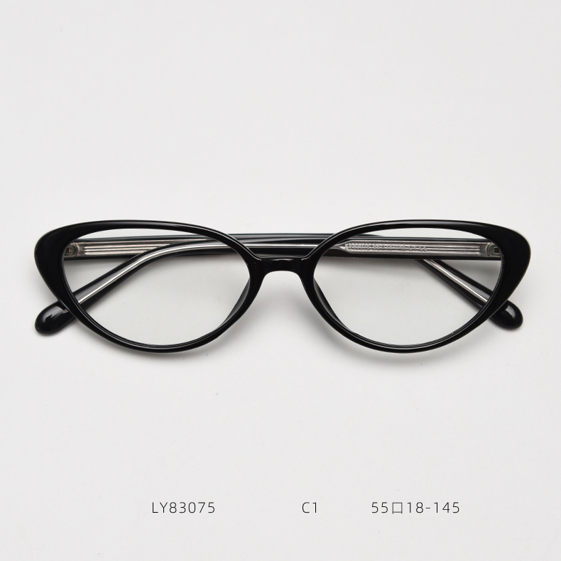 Retro Cat Eye Glasses Frames For Women Acetate Artistic Style_voghion.com