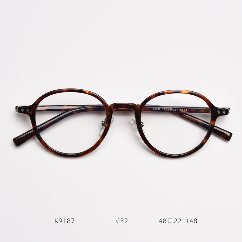 Retro Tr90 Round Prescription Glasses Frame For Men And Women_voghion.com