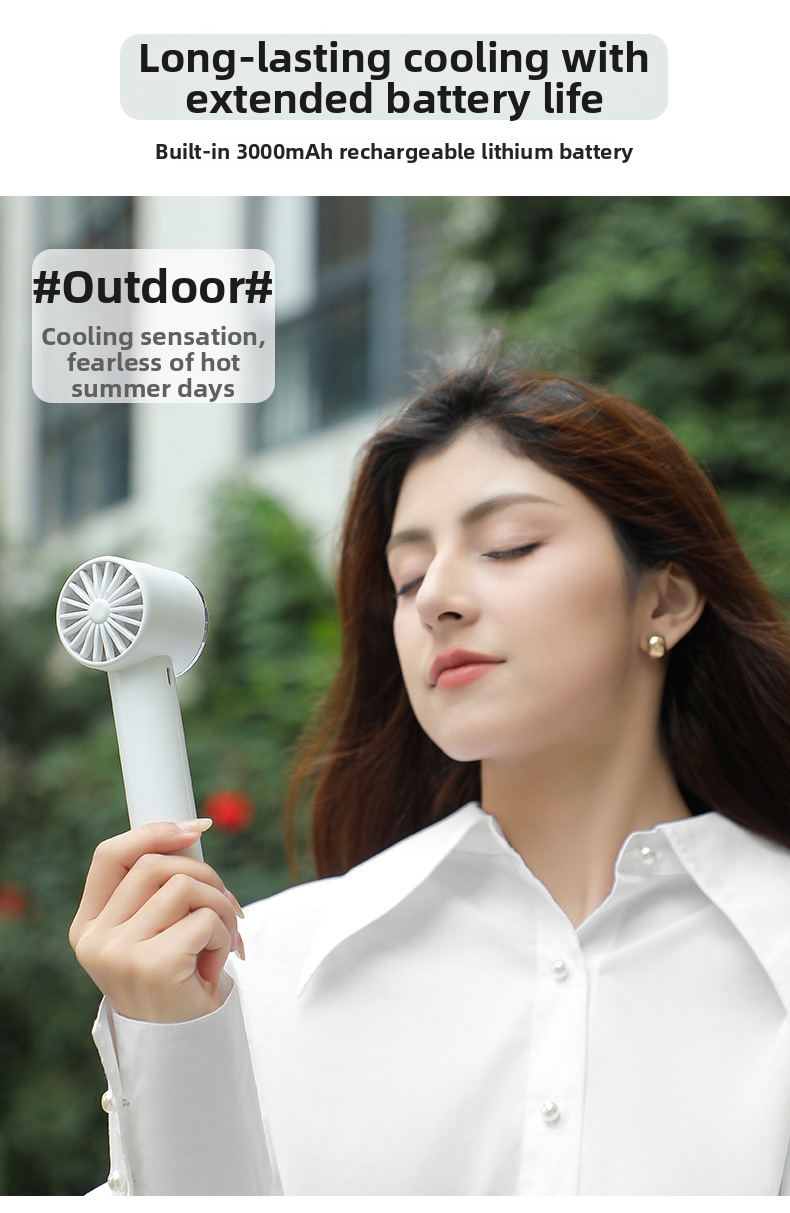 Handheld Fan High-speed Portable Usb Rechargeable Mini Electric Fan_voghion.com