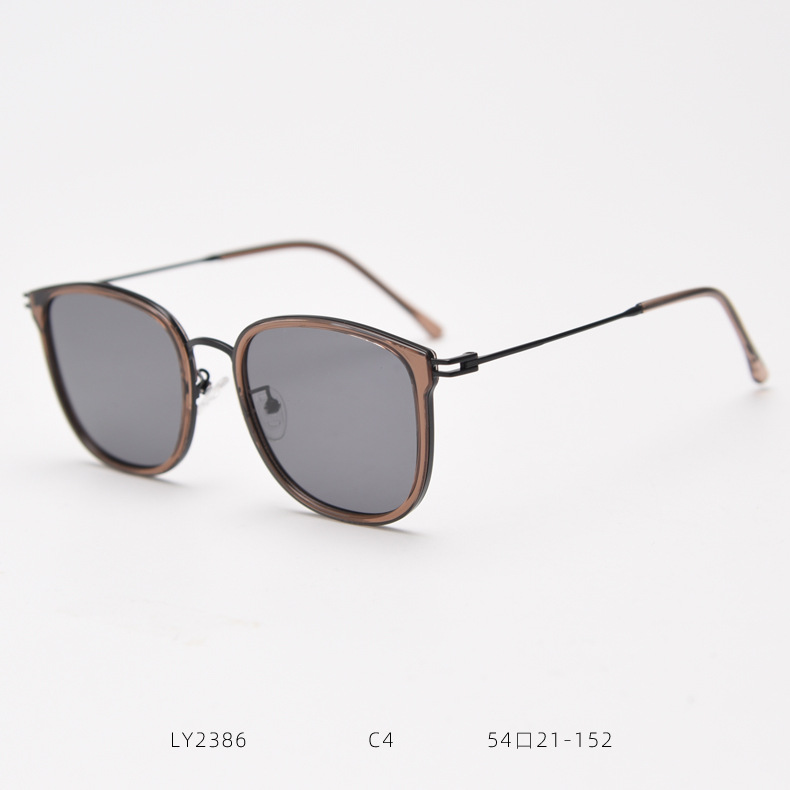 Polarized Sunglasses Light Metal Thin Edge Trendy Unisex Glasses_voghion.com