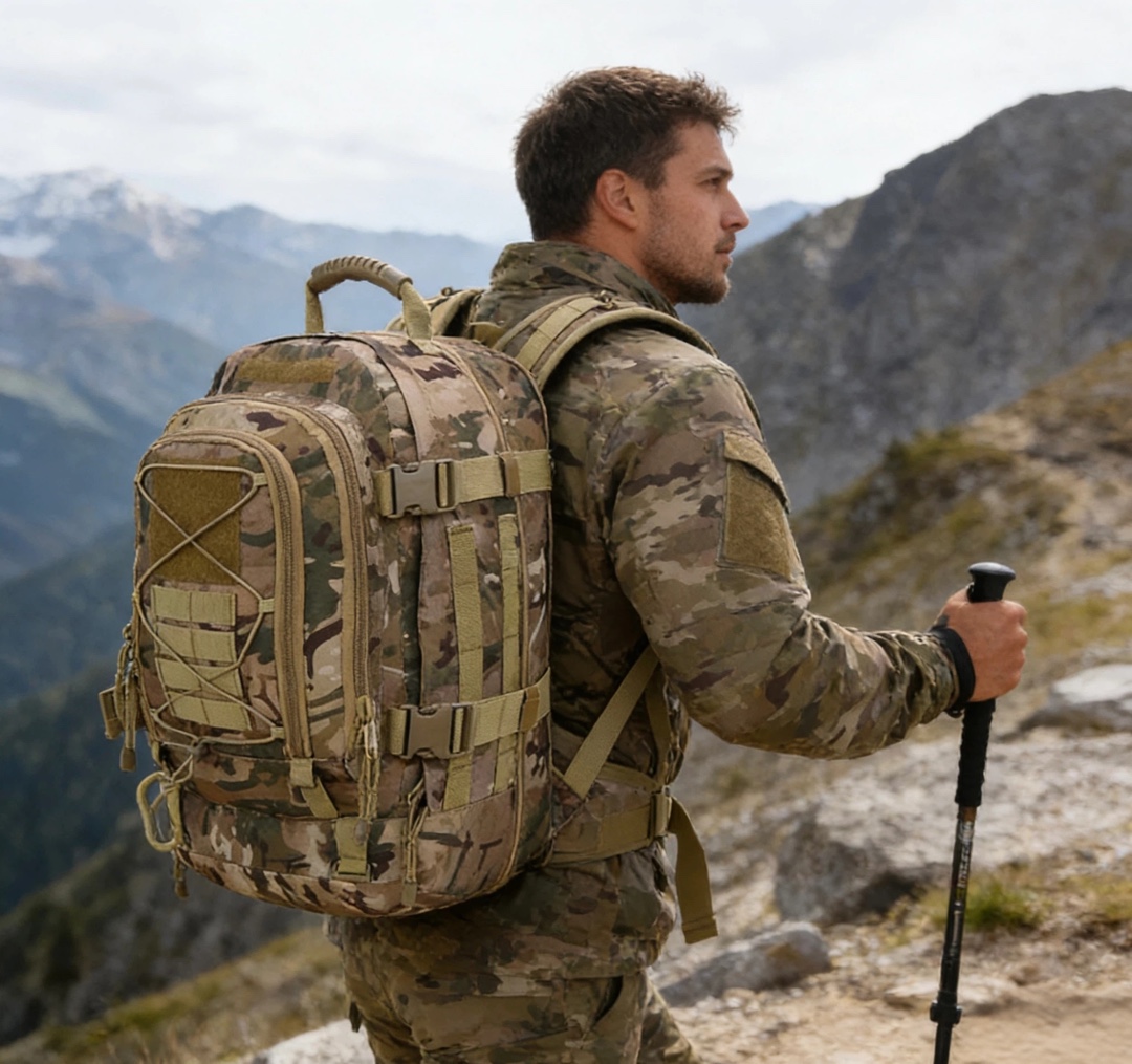 Outdoor Backpack, Military Fan Mountaineering Hiking Bag, Large Capacity Shoulder Tactical Backpack, Wholesale Backpack, Foreign Trade Popular Bag