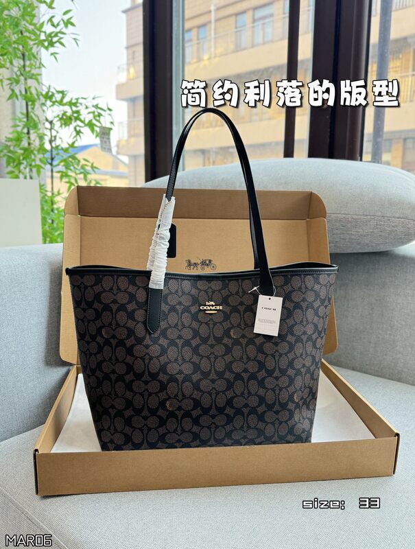 High-end C-brand 25 new city33 tote bag, featuring high-quality prints, suitable for everyday commuting, and can be used as a handbag or shoulder bag for shopping