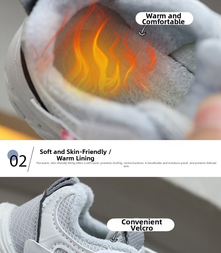 Sneakers invernali leggere e comode per bambini e bambine_voghion.com
