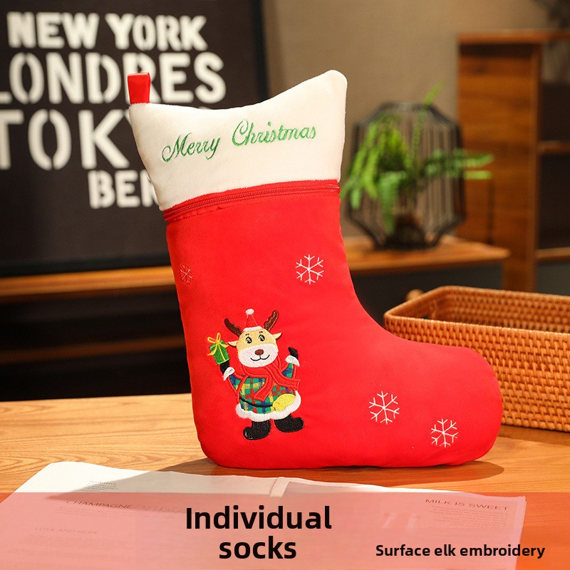 Activity Dolls Santa Elk Christmas Dolls Gifts Dolls Plush Toys_voghion.com