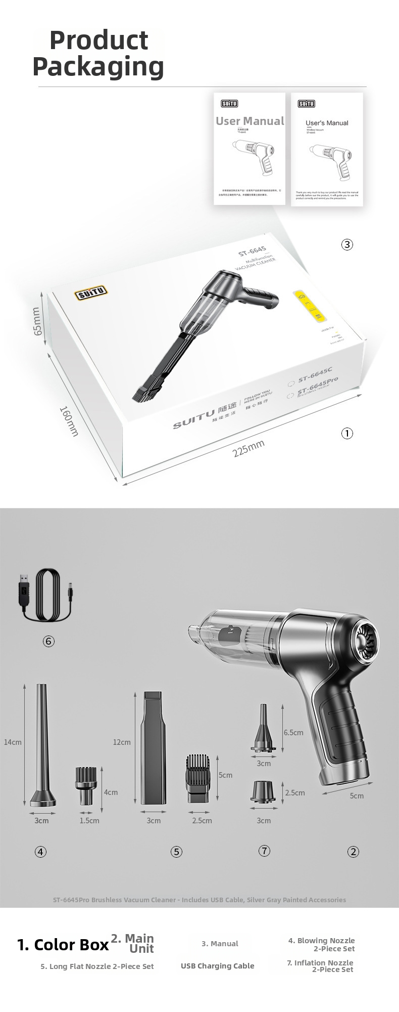 Handheld Vacuum Cleaner High Power Cordless For Home And Car_voghion.com