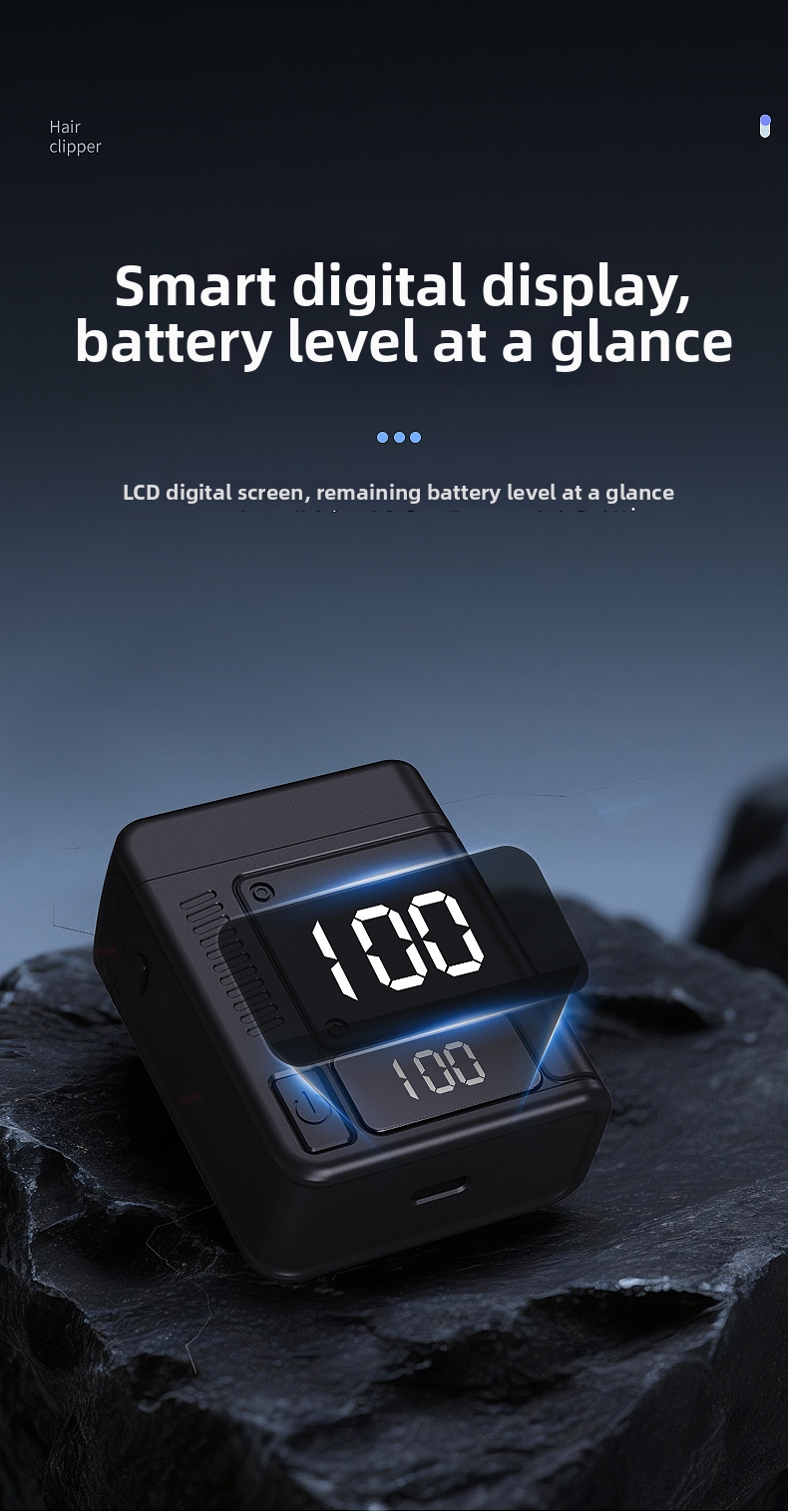 Mini afeitadora eléctrica para hombre recargable y lavable_voghion.com