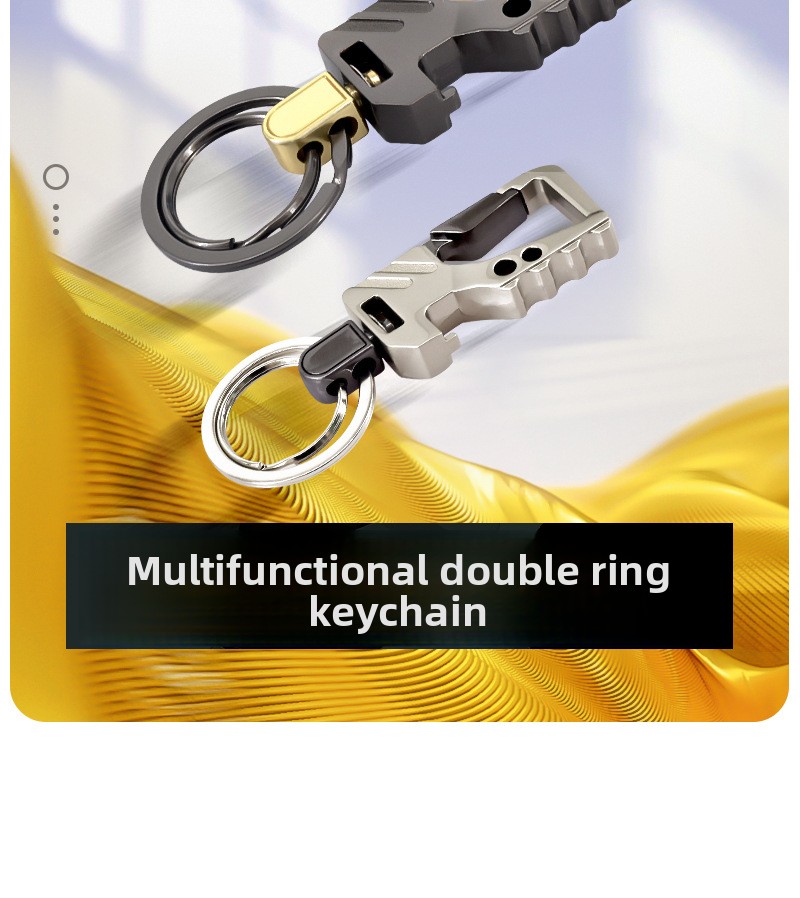 Multifunctional Bottle Opener Keychain Creative Car Key Pendant_voghion.com