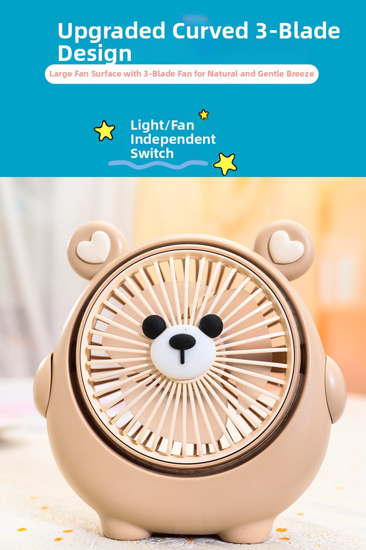 Desktop Usb Fan Rechargeable Portable Cooling Fan For Children_voghion.com