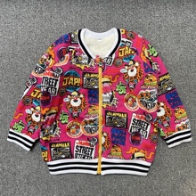 出口日本外贸童装批发日单潮牌jam外贸童外套外贸卡通棉服