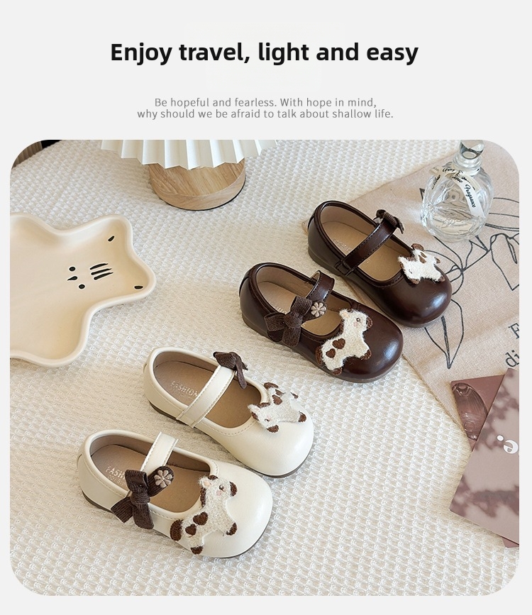 Sapatos de couro para bebé menina estilo princesa sola macia_voghion.com