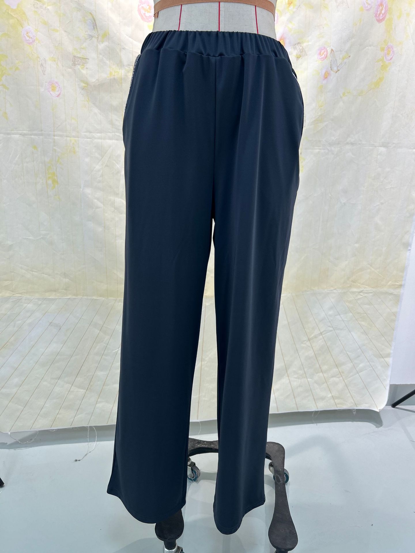 Women's V-Neck Sleeveless Wide-Leg Pants Set, Flowy Lounge Two Piece Outfit For Casual Comfort_ecoleips.com