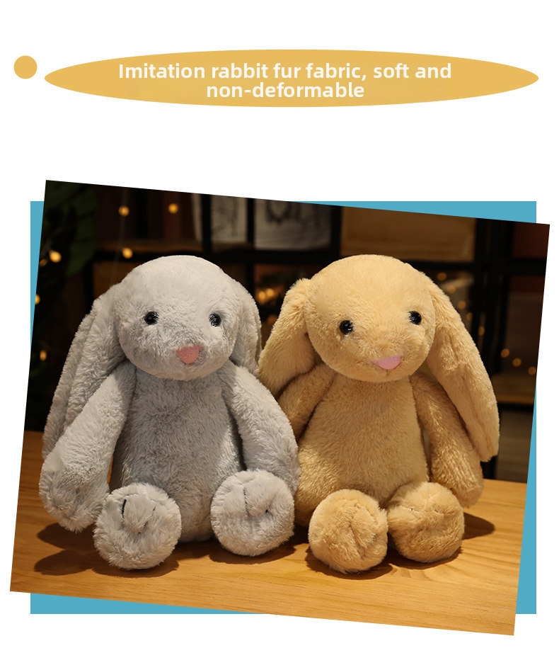 Peluche lapin doudou animal en peluche doux pour enfant_voghion.com