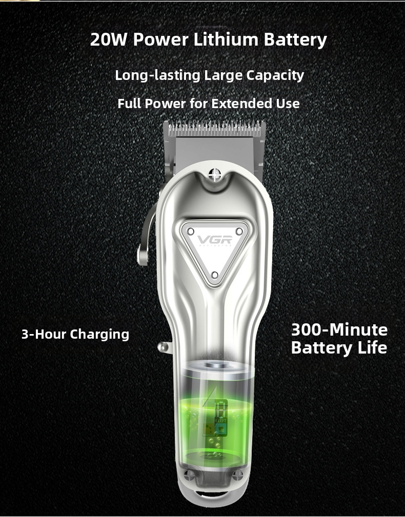 Cortapelos eléctrico profesional de metal recargable trimmer_voghion.com