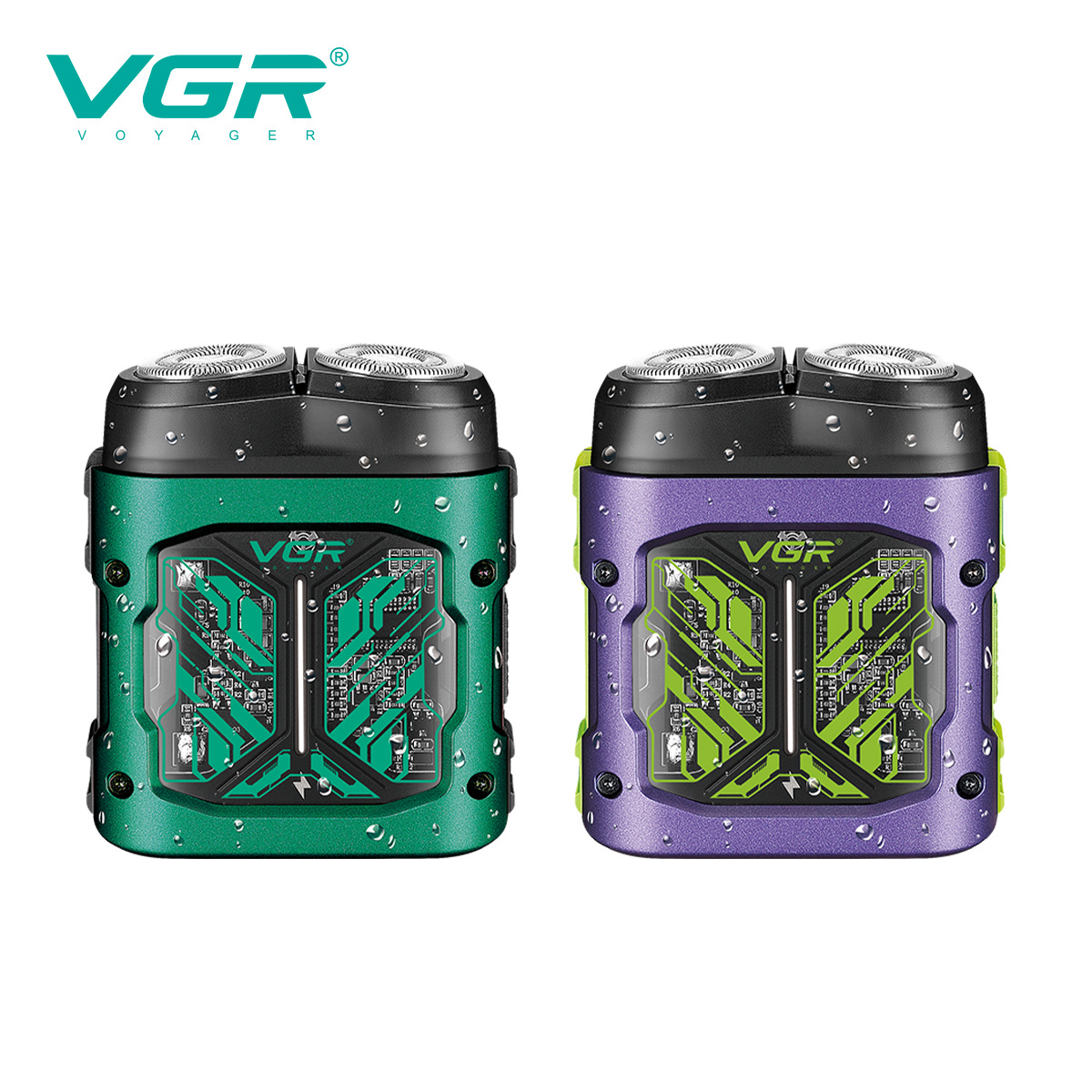 Mini Shaver Portable Home Use IPX6 Water Washable Dual Head Rechargeable Electric Shaver For Personal Care_voghion.com