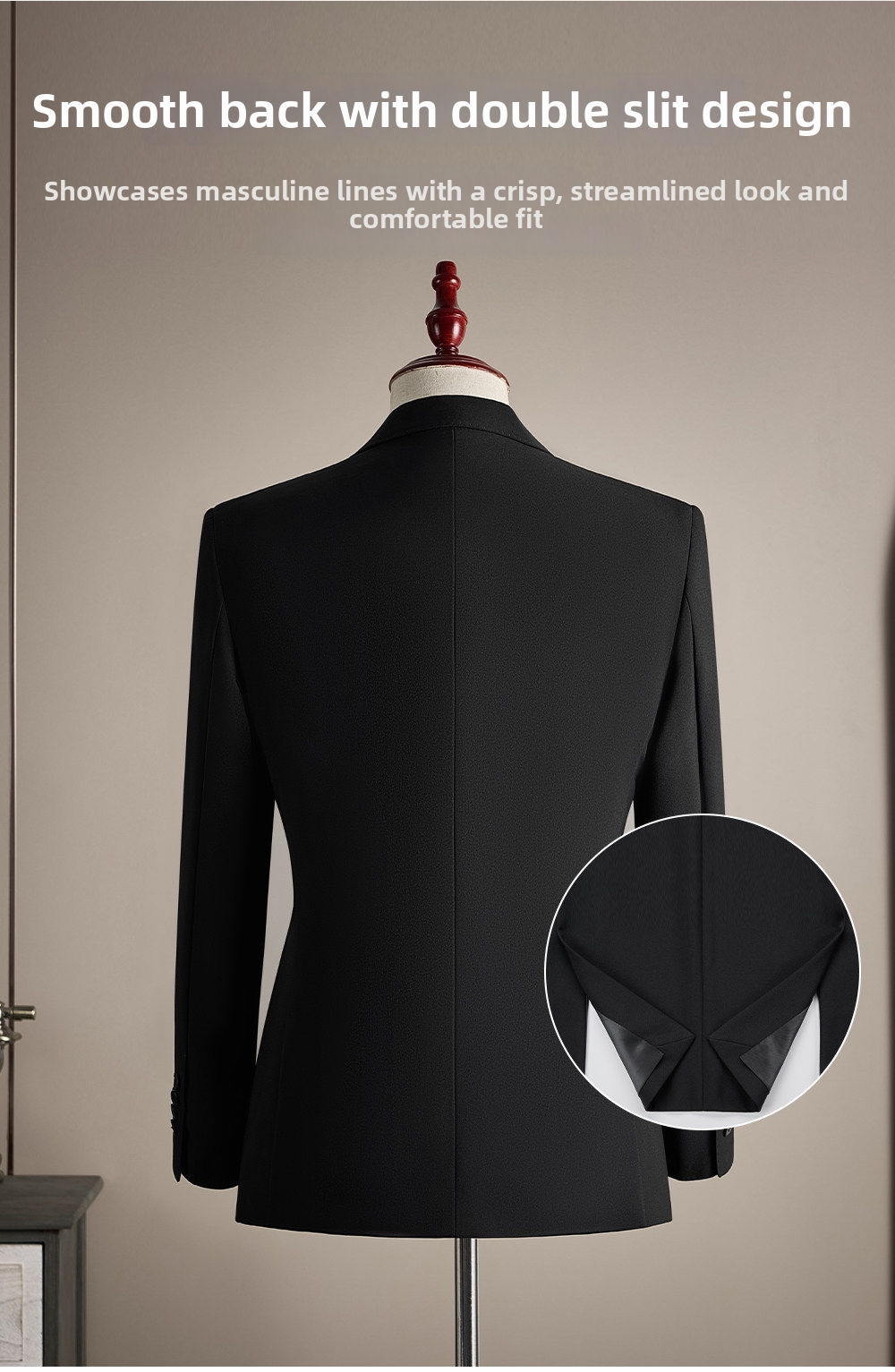 Men's Tailored Blazer Premium Business Casual Jacket For Spring_voghion.com