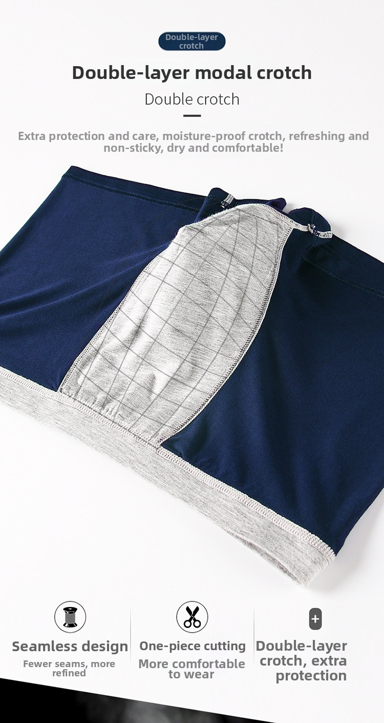 Boxer uomo in cotone modal traspirante intimo da uomo comodo_voghion.com