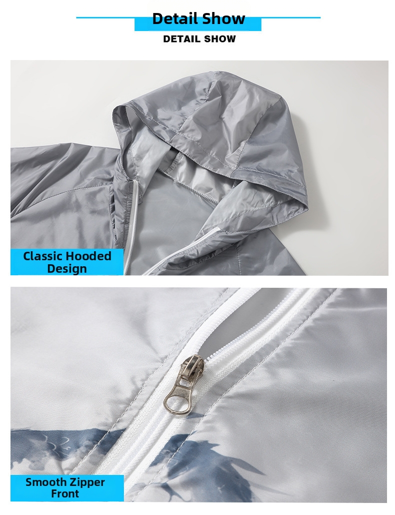 Men's Sun Protection Hoodie Upf Lightweight Breathable Outdoor_voghion.com