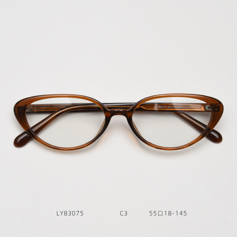 Retro Cat Eye Glasses Frames For Women Acetate Artistic Style_voghion.com